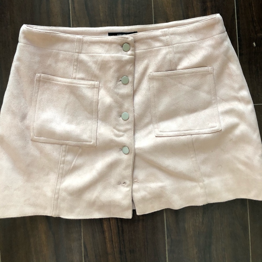 Forever 21 suede skirt